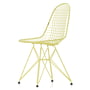 Vitra - Wire Chair DKR (H 43 cm), citron / uden betræk, filtglider (basic dark)