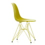 Vitra - Eames Plastic Side Chair DSR RE, citron/sennep (filt gliders basic dark)