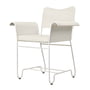 Gubi - Tropique Outdoor Dining Chair, klassisk hvid halvmat / Leslie Limonta (06)