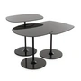 Kartell - Thierry sidebord Trio, sort (sæt med 3)
