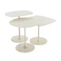 Kartell - Thierry sidebord Trio, hvid (sæt med 3)