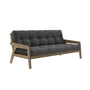 Karup Design - Grab sofa, fyrre johannesbrød brun / antracit (511)