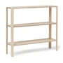 Form & Refine - Leaf, 1 x 3, hvid eg