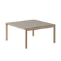 Muuto - Couple sofabord, 84 x 80 cm, 2 almindeligt, eg/taupe