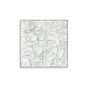 Studio Mykoda - SAHAVA Dune 2, 80 x 80 cm, hvid / ramme naturfyr
