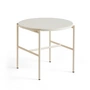 HAY - Rebar sidebord Ø 45 x H 40,5 cm, beige marmor / alabast