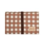 Nobodinoz - Hyde Park pusleunderlag, terracotta checks
