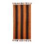HKliving - 1965 badehåndklæde, 70 x 140 cm, orange/brun