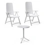 Nardi - Darsena Relax klapstol (2x) + Step, bianco
