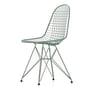 Vitra - Wire Chair DKR (H 43 cm), Eames Sea Foam Green / uden betræk, plastglider (basic dark)