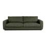 Nuuck - Bente 3-personers sofa, 230 x 100 cm, grøn (Melina Inner Green 1242)