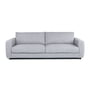 Nuuck - Bente 3-personers sofa, 230 x 100 cm, lysegrå (Melina Grey Breeze 1240)