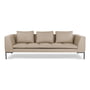 Nuuck - Rikke 3-personers sofa, 244 x 106 cm, beige (Enna Beige 1060)