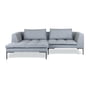 Nuuck - Rikke Sofa, Chaiselong L, 246 x 170 cm, lysegrå (Enna Soft Grey 1062)