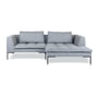 Nuuck - Rikke Sofa, Chaiselong R, 246 x 170 cm, lysegrå (Enna Soft Grey 1062)