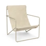 Ferm Living - Desert Lounge Chair, cashmere /sky