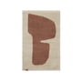 ferm living - Lay dørmåtte, 50 x 70 cm, pergament/rust