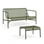 HAY - Palissade Lounge Sofa + Ottoman, oliven
