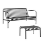 HAY - Palissade Lounge Sofa + Ottoman, antracit