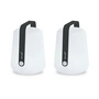 Fermob - Balad batteri LED lys, H 25 cm, antracit (sæt med 2)