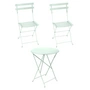 Fermob - Bistro klapbord + 2 klapstole, gletscher mynte