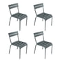 Fermob - Luxembourg stol, stormgrå (sæt med 4)