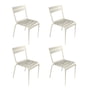 Fermob - Luxembourg stol, lergrå (sæt med 4)
