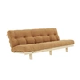 Karup Design - Lean sovesofa, natur fyrretræ / fudge brun