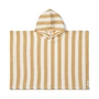 LIEWOOD - Paco badeponcho, 3 - 4 år, stribet, hvid/gul mellow