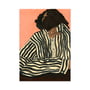 The Poster Club - Serene Stripes af Hanna Peterson, 70 x 100 cm