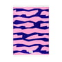 OUT Objekte unserer Tage - Seidel Blanket Binge Watching, pink / ultramarin