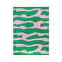 OUT Objekte unserer Tage - Seidel Blanket Gone Wild, smaragd / pink