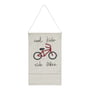 Lorena Canals - Tapestry, Cool Kids Ride Bikes, 45 x 70 cm, natur/rød