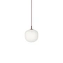 Muuto - Rime pendel Ø 18 cm, opal / dyb rød