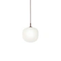 Muuto - Rime pendel Ø 25 cm, opal / dyb rød