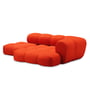 OUT Objekte unserer Tage - Sander 06 højre 3-personers sofa, ren orange (Vidar 4 0542 fra Kvadrat)