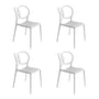 Driade - Sissi stol udendørs, mat hvid (sæt med 4)
