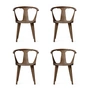 & Tradition - In Between Chair SK1, røget og olieret eg (sæt med 4)