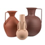 Pols Potten - Roman vase, mat brun (sæt med 3)