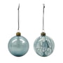 House Doctor - Runy ornamenter, lyseblå (sæt med 2)