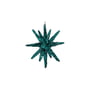 House Doctor - Spike ornamenter, Ø 7,5 cm, grøn med glitter