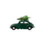 House Doctor - Xmas Cars dekorative biler, 8,5 cm / grøn