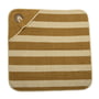 Bloomingville - Mini Agnes håndklæde med hætte, 78 x 78 cm, gul/brun