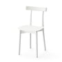 NINE - Skinny Wooden Chair, hvid (RAL 9003)