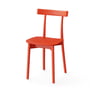 NINE - Skinny Wooden Chair, rød (RAL 3020)