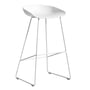 HAY - About A Stool AAS 38 barstol H 85, hvid 2. (plastglider)