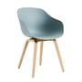 Hay - About a Chair AAC 222, lakeret eg / støvet blå 2. 0