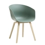 HAY - About A Chair AAC 22, sæbebehandlet eg / efterårsgrøn 2. 0 (plastiksvævefly)