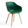 Hay - About a Chair AAC 222, lakeret eg / blågrøn 2. 0