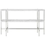Gubi - TS konsolbord med bakke, poleret/hvid marmor